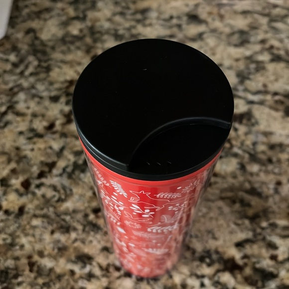 Starbucks NEW Christmas edition 16 ounce plastic Tumbler - Picture 2 of 6